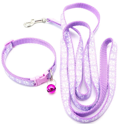 Leash Adjustable Collar Printed