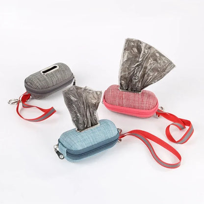 Portable Dog Poop Bag Dispenser With Rope