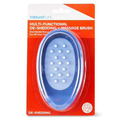 Multi-Functional Dog Grooming Brush De-Shedding Massage Tool