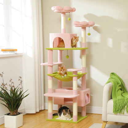 Multi-Level Tower Top Perch, Dangling Balls