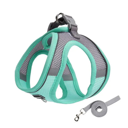 Dog Harness Adjustable With Leash