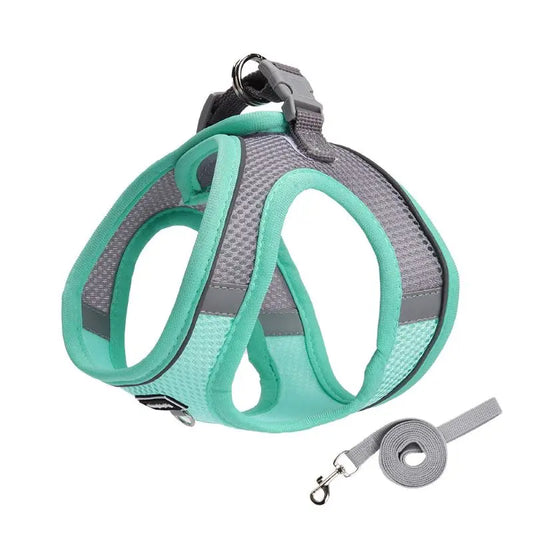 Dog Harness Adjustable With Leash