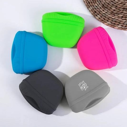 Silicone Dogs Treat Pouch Pet Training Waist Bag
