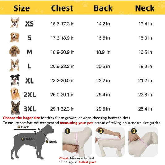 Dog Raincoat with Harness Removable Hood Reflective Double Layer