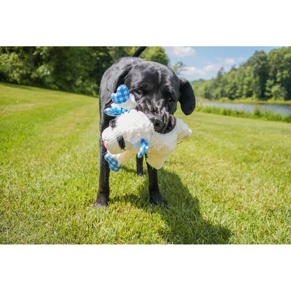 Lamb Chop Dog Toy Squeaker Fetch Cuddling Entertainment