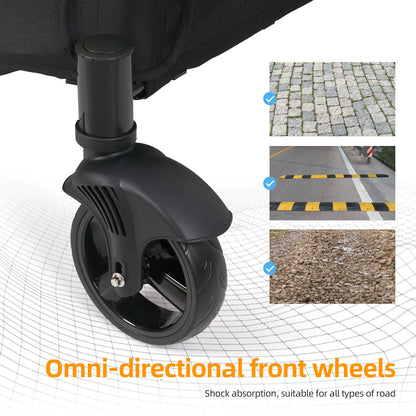 Foldable Pet Travel Carriage Stroller Breathable Carrier