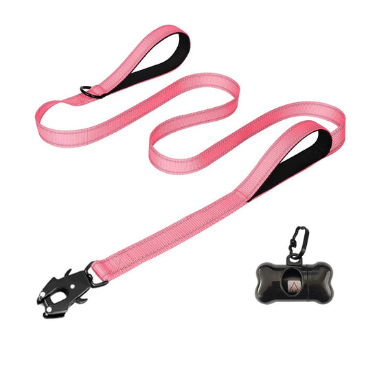 Heavy Duty Leash- Nylon Soft Padded 2 Handle