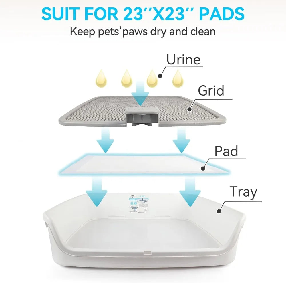 Pee Pad Holder, XL Dog Litter Box