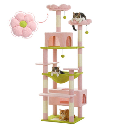 Multi-Level Tower Top Perch, Dangling Balls