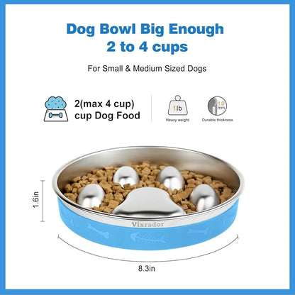 Slow Feeder Bowl Dogs Promotes Healthy Eating Speeds