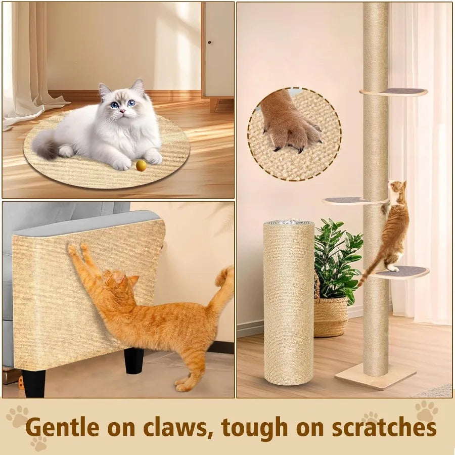Scratch Mat Furniture Protection/Trimmable/Self-Adhesive Carpet Pad