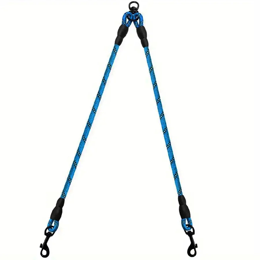 Dual Dog Leash - 360 Swivel No Tangle