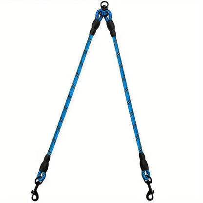Dual Dog Leash - 360 Swivel No Tangle