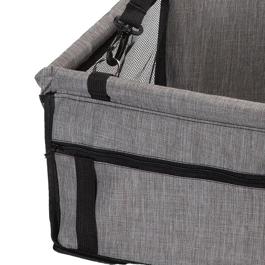 Collapsible Pet Seat Safety Harness Adjustable Straps