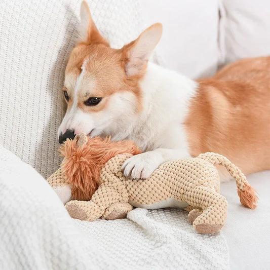 Squeaky Plush Dog Chew Toys Animals Shape