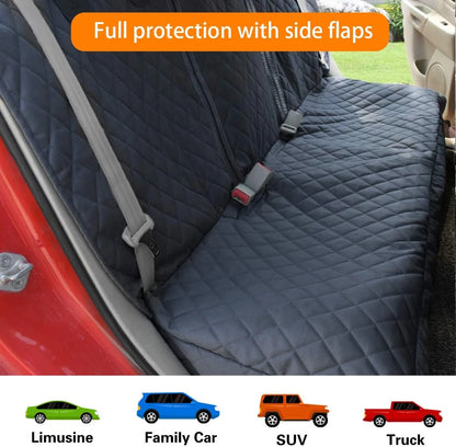Dog Car Seat Cover Waterproof Non-Slip Rear Seat