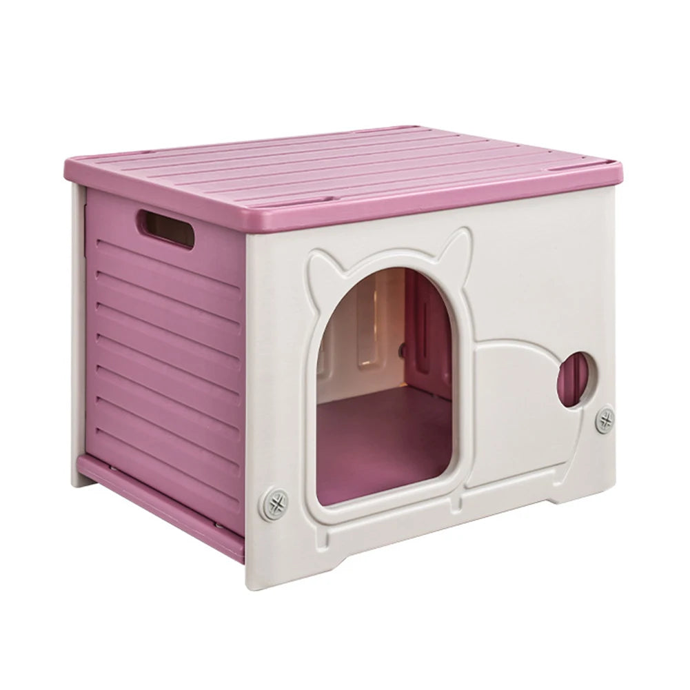 Outdoor Cat House Rainproof Cozy Nest Room