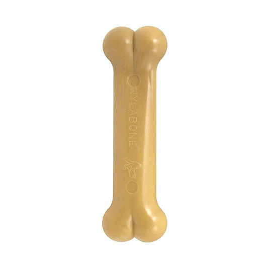 Nylon Dog Chew Toy Bone Peanut Butter Flavor