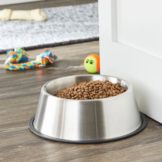 Stainless Steel Jumbo Dog Bowl Non-Skid Base
