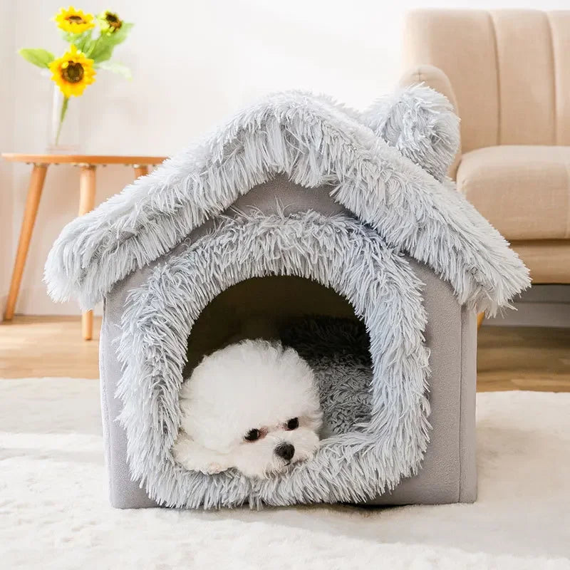 Dog Soft Comfortable House Cave Winter Warm