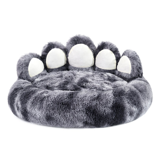 Cozy Comfy Dog Bed Paw Shape Warm