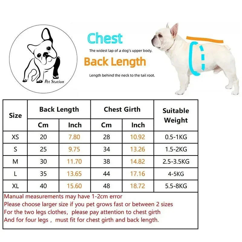 Dog Vest Winter Wool Small Medium