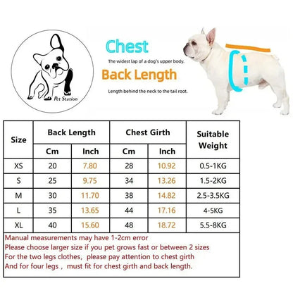 Dog Vest Winter Wool Small Medium