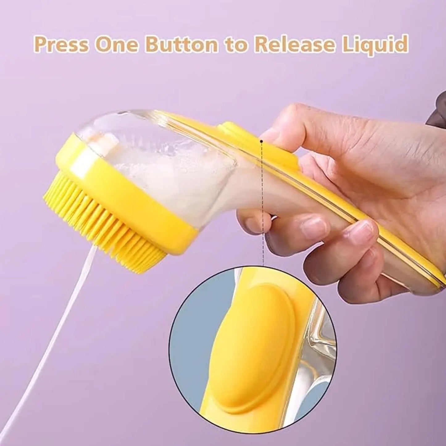 Multifunctional Liquid Shampoo Brush Head Cleaning Massage