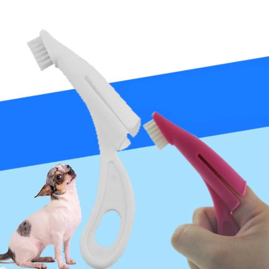 1Pcs Pet Finger Toothbrush 2 Colors