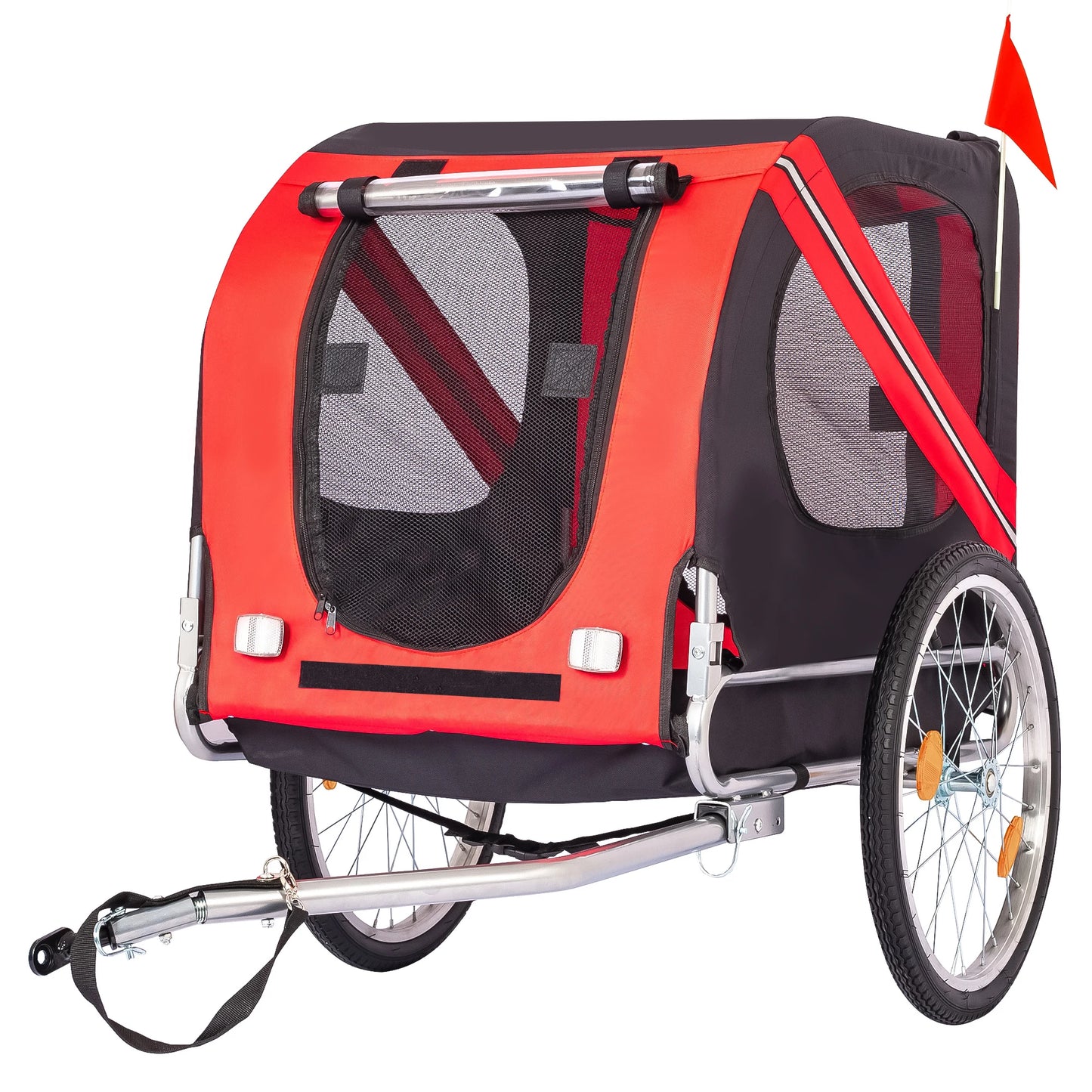 Large Dog Bike Trailer 88Lbs Capacity Bicycle Carrier