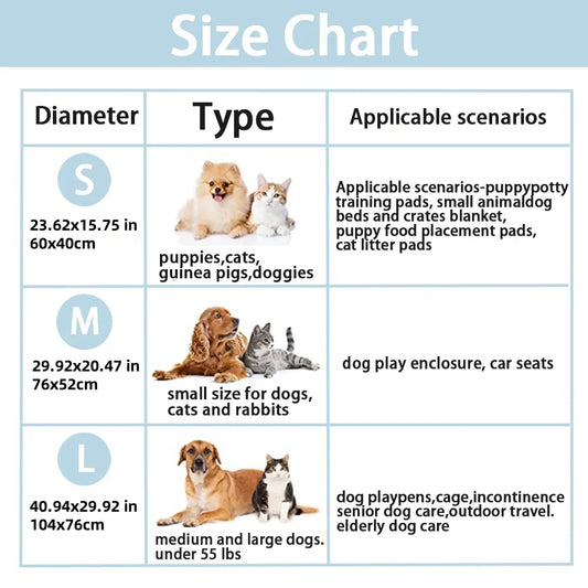 Waterproof Dog Blanket Warm Breathable Machine Washable