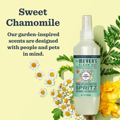 Dog Deodorizing Spray Gentle Formula Sweet Chamomile Scent
