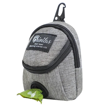 Pet Poop Bag Dispenser Multifunction Dog Treat Bag Training