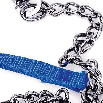 Steel Dog Chain Chrome Plated Nylon Handle