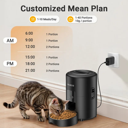 Automatic Pet Feeder 2L Smart Kibble Dispenser Wi-Fi App