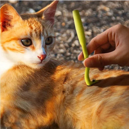 3pcs Flea Remover Hook Tick Remover Tweezer Cat Dog
