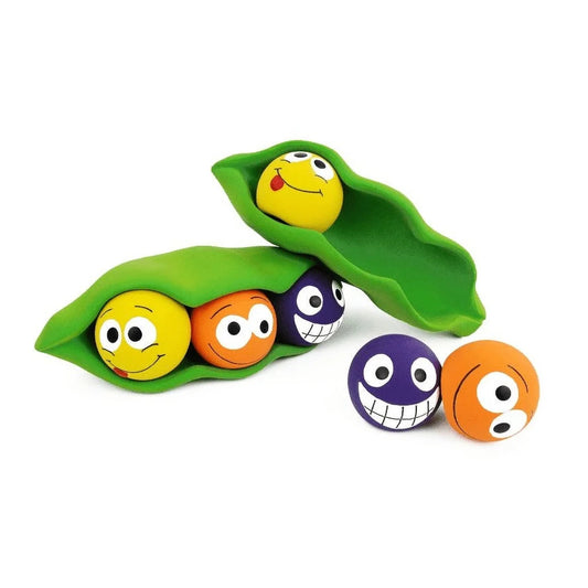 Three Peas in a Pod Latex Dog Toy