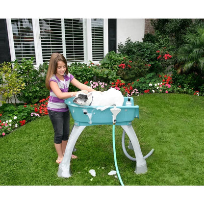 Medium Elevated Pet Bathing Station, Adjustable Height