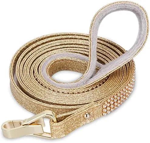 Premium Leash with Rhinestones– Safe & Durable Training Tool