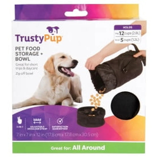 Portable Pet Food Storage Bag with Adjustable Strap