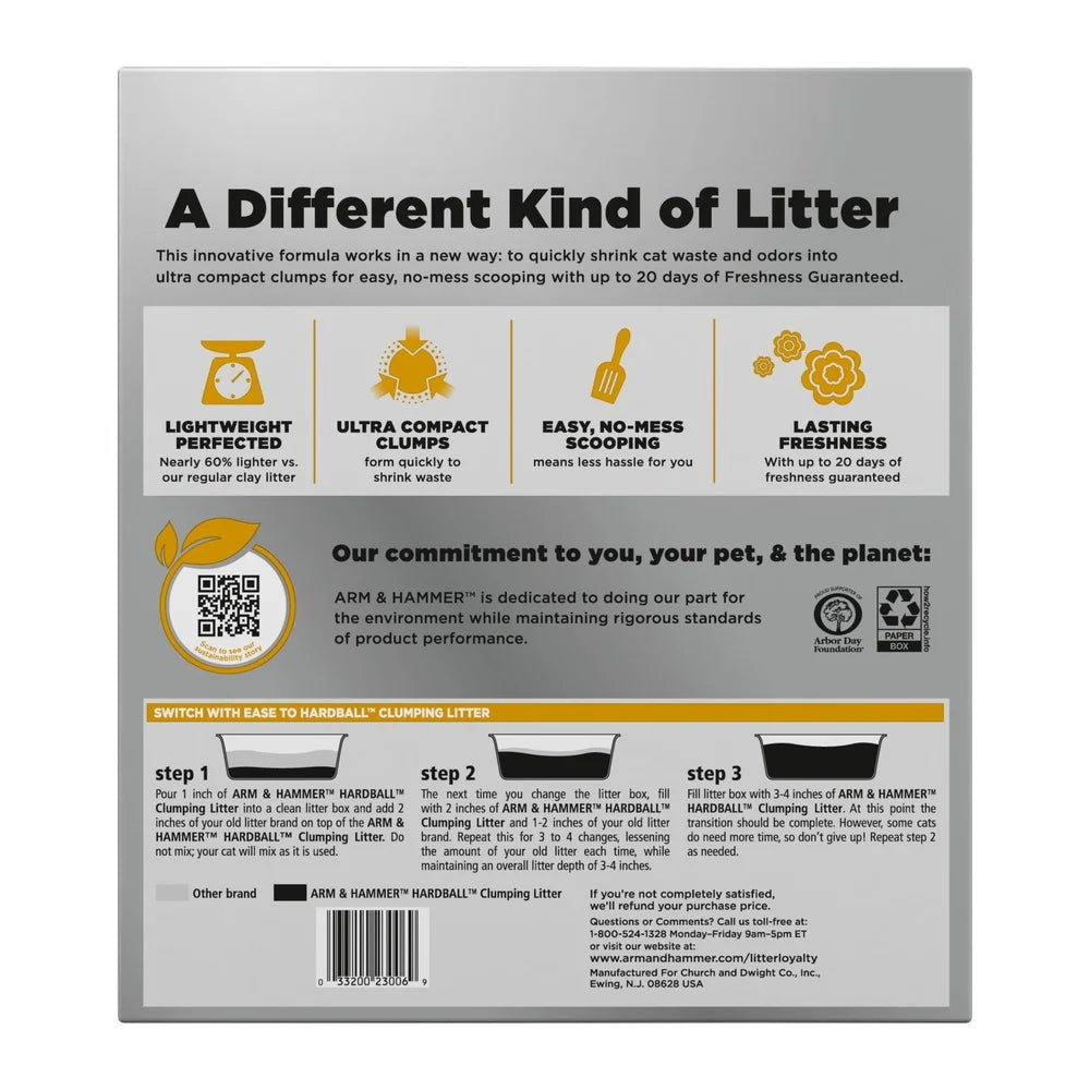 Lightweight Cat Litter No-Mess Clumping Odor Control 10.5 lb