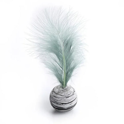 Cat Toy Ball Feather Foam Throwing Interactive
