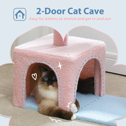 Flower Cat Tree/Hammock/Sisal Scratching Posts/Pink Perch