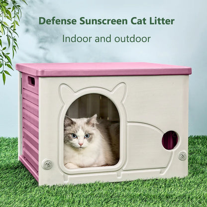 Outdoor Portable Stray Cat Nest Winter Warm Waterproof