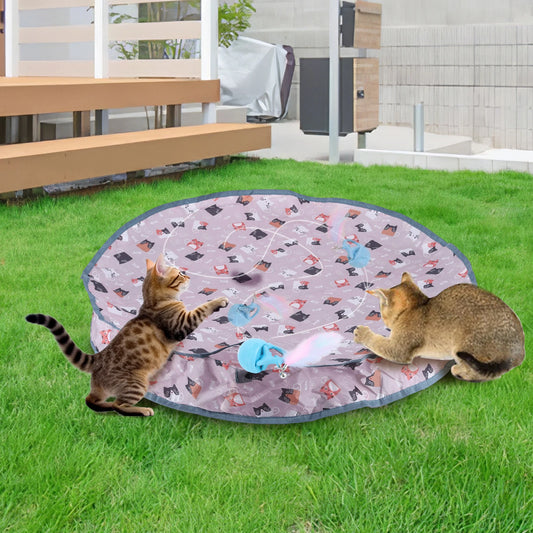 Motion Activate Wear Resist Mouse Catching Game Cat Mat