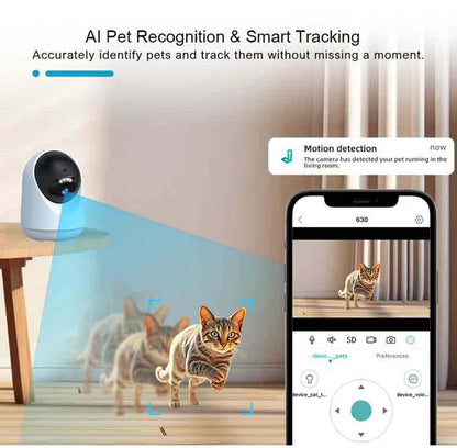 Laser Pet Camera Indoor Automatic Interactive Laser Toy