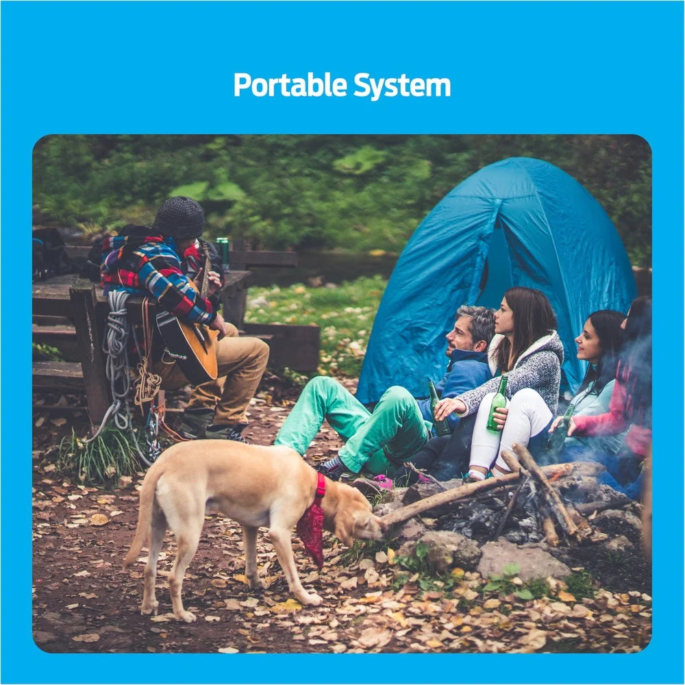 Wireless Dog Fence System Circular Adjustable Coverage ½ Acre
