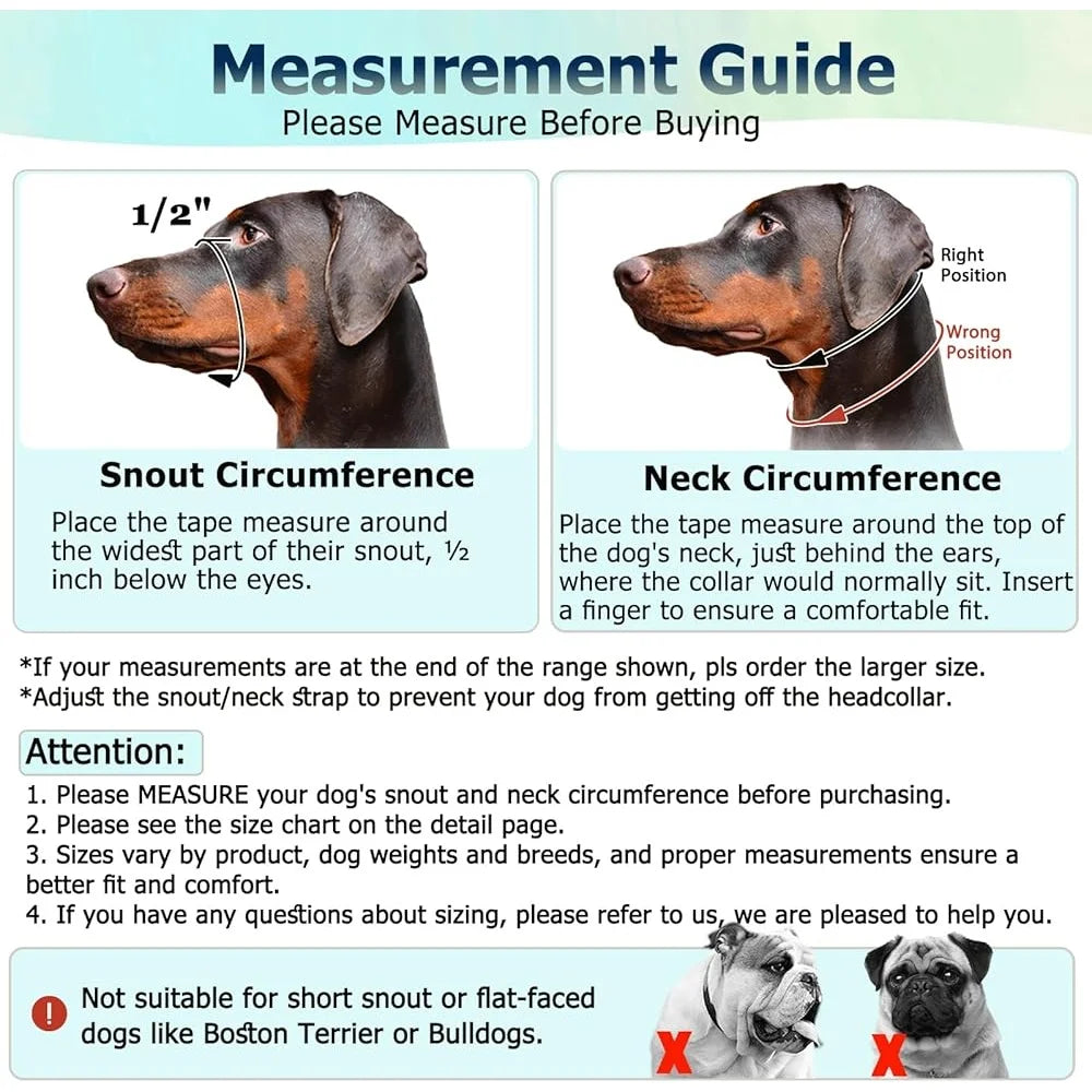 No Pull Dog Head Halter Heavy Pullers