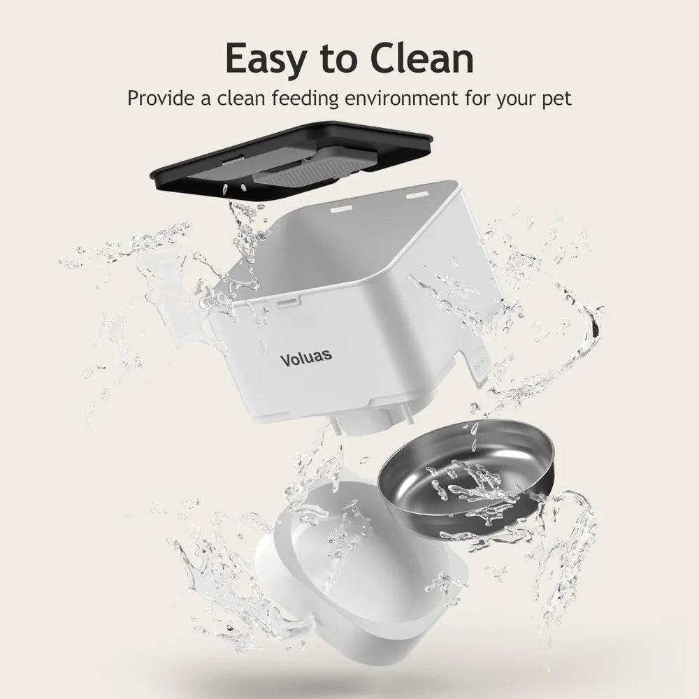 Automatic Cat Feeders - Dry Food Dispenser, Desiccant Bag