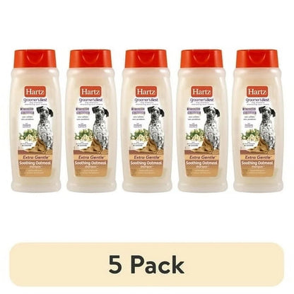 Grooming Oatmeal Shampoo 5 Pack Gentle Soothing Formula Dogs